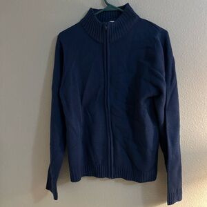 Wonder Nation Kids Navy Zip-Up Sweater